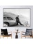 1 Parça Beyaz Çerçeveli Kanvas Tablo, Aston Martin Db5 Duvar Süsü, 007 Sanat Eseri, 1