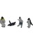 Sevimli Penguenler Ailesi 12'li Mini Boy Oyuncak Penguenler 4