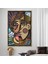1 Parça Gold Çerçeveli Kanvas Tablo, Cubist Pablo Picasso, Etnik Kadın 3 Boyutlu Kanvas, 1