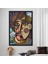 1 Parça Siyah Çerçeveli Kanvas Tablo, Cubist Pablo Picasso, Modern 3 Boyutlu Kanvas, 1