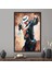 1 Parça Siyah Çerçeveli Kanvas Tablo, Soyut Kanvas Poster, Oil Kanvas Dekor, Tango Kanvas, 1