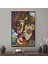 1 Parça Naturel Çerçeveli Kanvas Tablo, Cubist Pablo Picasso, Soyut Kadın Baskılı, 1