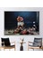 1 Parça Beyaz Çerçeveli Kanvas Tablo, Muhammed Ali Vs Sonny Liston Posteri, 1