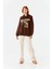 Baskılı Kapüşonlu Oversize Sweatshirt 2