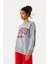 Oxford Baskılı Oversize Sweatshirt 5
