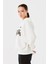 Match Day Baskılı Kapüşonlu Oversize Sweatshirt 4