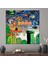 1 Parça Kanvas Tablo, Mario World Van Gogh, Starry Night Kanvas Baskı, Mario World Kanvas Baskı, 1
