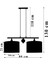 Lambent Line Crystal Plafonyer Kumaş Avize 4