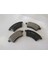 Suzukı Sx4 - 07/13 Ön Fren Balatası 1,5/1,6/1,9/2,0 (Kablosuz) (Disk) (131,6X57X15,5) (BRAMAX) 71750033 2