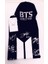 Unisex Siyah Bts Imza T- Shirt Bts Kolye Bts Şapka 3'lü Kombin 1