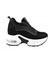 Guja 22K300-2 Dolgu Topuk Siyah Kadın Sneakers 1