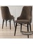 Concept Kar Serisi 80 x 132 cm Açılabilir Mdf Mutfak Masa Takımı Siyah Mermer Desen Masa 4 Sandalye 4