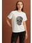 Baskılı Basic T-Shirt (B22-385A) 1