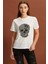 Baskılı Basic T-Shirt (B22-385A) 2
