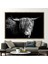 1 Parça Gold Çerçeveli Kanvas Tablo, Boğa, Longhorn Boğa Sanat Eseri, Öküz 3 Boyutlu Kanvas, 2