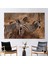 1 Parça Kanvas Tablo, Safari Sanat Eseri, Üç Zebra Kanvas Dekor, Vahşi Zebra 3 Boyutlu Kanvas, 1