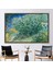 1 Parça Gold Çerçeveli Kanvas Tablo, Van Gogh Tarafından Lilac Bush, Van Gogh Peyzaj Kanvas, 1