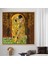 1 Parça Naturel Çerçeveli Kanvas Tablo, Gustav Klimt Duvar Dekoru, Oil Kanvas Poster, 2