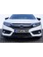Honda Civic Fc5 Ön Tampon Lip Flaplı Piano Siyah-Gri 4 Parça 2016 ve Sonrası 3