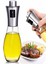 Buffer Air Fryer Seti 100 Adet Air Fryer Kare Tabak Pişirme Kağıdı Yiyecek Servis Maşası Spreyli Sızdırmaz Cam Şişe Yağdanlık 5