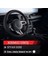 Fiat Doblo 2015-2018 Uyumlu Deri Direksiyon Kılıfı, Dikmeli Kırmızı Dikişli 2
