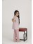 Kız Çocuk Code Kumaş Kısa Kol Pijama Takımı. T-43057 - Pembe - 7-9 Yaş 3