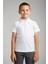 KZY Ticaret Beyaz Polo Yaka Okul T-Shirt 1