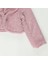 Kız Bebek Şal Yakalı Crop Peluş Ceket 3