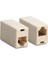 RJ11 Cat3 Telefon Kablosu Birleştirici Uzatma Ara Aparatı En Parlak 1