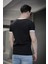 Riad Slim Fit Likralı Nakış Detaylı Kolu ve Yakası Biyeli Erkek Tshirt 3