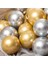 10 Adet Krom Gold Gümüş Renk Balon 1