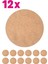 12 Adet Ham Mdf 14CM Yuvarlak 6mm B007 3