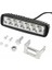 Offroad Sis Lambası 6 LED Ince Beyaz 1
