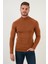 Slim Fit Balıkçı Yaka Pamuklu Triko Kazak Erkek Kazak 6353460 2