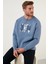 Pamuklu Oversize Içi Tüylü Yumuşak Şardonlu Sweat Erkek Sweat 572METAVERSE 1