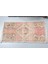 Eskitme Halı Türk Halısı Halı 48X87 Cm Kırmızı Halı Kapı Paspası Halı El Yapımı Halı 2