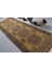 Türk Halısı Eskitme Halı Halı 124X332 Cm Sarı Halı Ofice Koridor Halı El Yapımı Koridor Halı 2