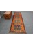 Türk Halısı Eskitme Halı Halı 94X320 Cm Kırmızı Halı Bohemsı Mutfak Halı Dekoratif Koridor Halı 1