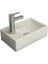 Bocchi Milano Dar Sol Lavabo Parlak Beyaz 1418-001-0126 1