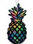 Ananas Tasarımlı Dekoratif Oto Kokusu ve Aksesuarı 1