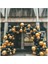 50 Adet 12 Inç Parti Balonu Metalik Gold - Pastel Siyah + 5 mt Balon Zinciri 1