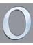 Pleksi Harf Gümüş Renk O Harfi 1