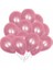 Kbk Market 25 Adet Metalik Lateks Balon Pembe Renk 1