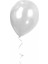 Metalik Beyaz Balon 50 Adet 1