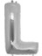 Miray Süs Folyo Balon Harf L Gümüş 16 INC(40CM) 1 Adet 1