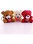3 Adet Sevimli Mini Ayıcıklar Hediyelik Anahtarlık Set 1