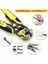 Tel Stripper 24-10 Aw/34-3 Gauge/0.2-6mm Otomatik Tel Stripper Aracı 8 Inç Kendinden Ayarlı Tel Stripper Için Sıkma Aleti(Yurt Dışından) 3