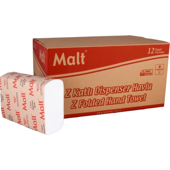 Malt Kağıt Havlu Z Katlama 20x22 12 x 120'li