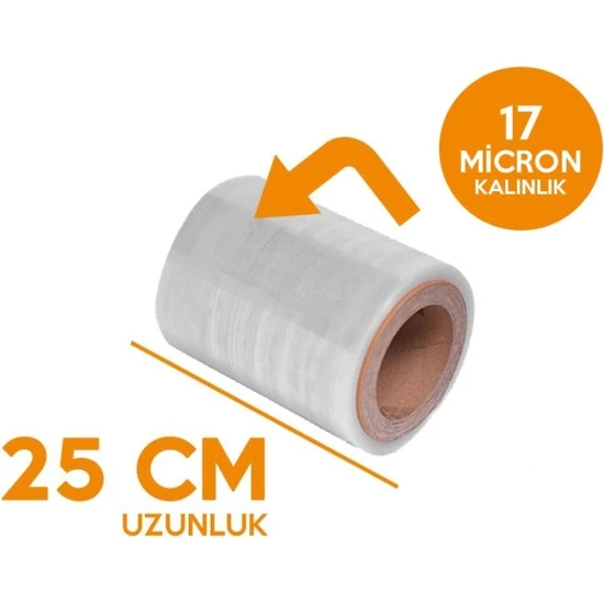 Erm Streç Film 17 Micron 25 cm 200 m