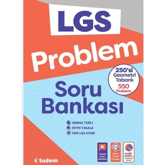 Tudem Yayınları LGS Problemler Soru Bankası